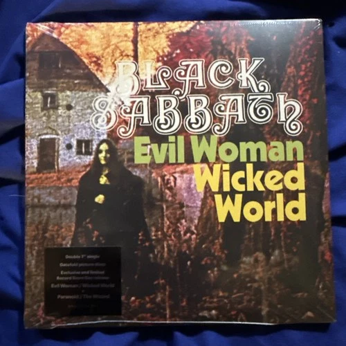 Black Sabbath Evil Woman Wicked World Rsd Picture Discs Sealed