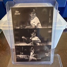 Topps 2025 Black & White Jacob Wilson FR4 Frame Rate Rookie Baseball Card