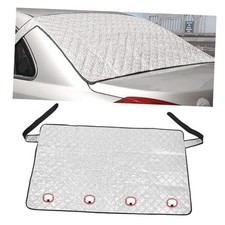 Car Rear Windshield Cover, Magnetic Auto Rear Windscreen Snow Ice Cover, 4