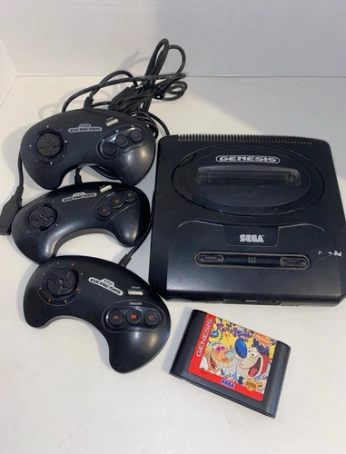 Sega Genesis Model MK 1631 Console System Game Bundle Untested Missing 1 Cord