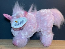 Wishpets Erin Pink Unicorn Plush Bean Bag Stuffed Animal Toy 9" 2005 #93005
