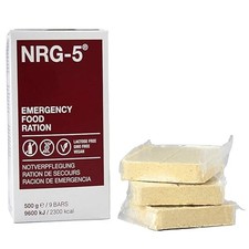 NRG-5 Emergency Food Ration | 2300 kcal Nourriture d'urgence | Longue Conserv...