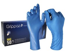 Grippaz Blue Advanced Fishscale Grip Gloves Heavy Duty XStrong Mechanics Garage