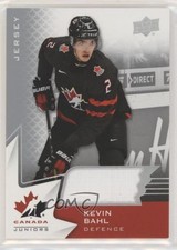 2020-21 Upper Deck Team Canada Juniors Men's U-20 Jerseys Kevin Bahl #24 9b4