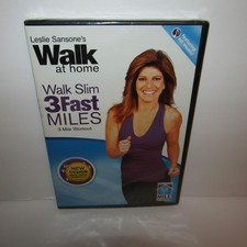 Leslie Sansone Walk Slim 3 Fast Miles DVD Brand New and Sealed 3 Mile Workout