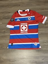 Cruz Azul Portero Roja Parche CONCACAF tipografía Mier  Oficial