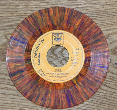 SANTANA ''Jingo / Persuasion'' CBS 4612 - LP -OHNE HÜLLE - 1969