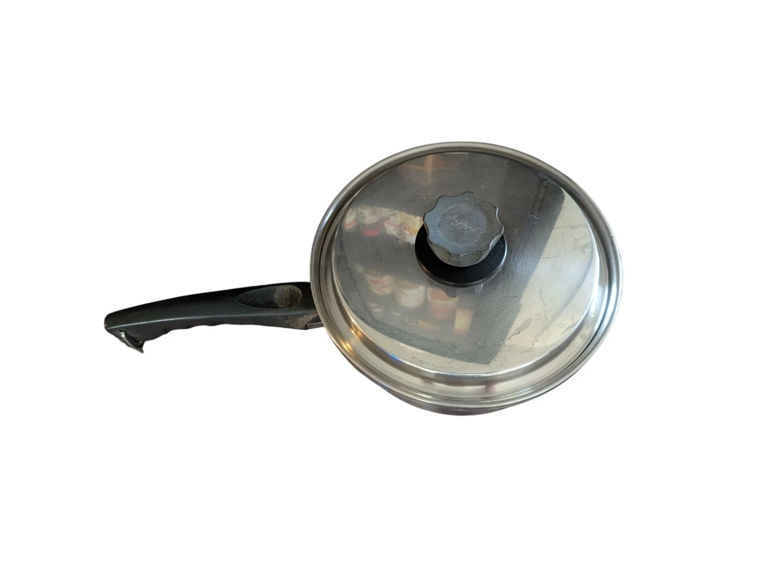 Vintage 2 Qt. Sauce Pan W/Lid Lustre Craft Special Alloy 3 Ply Stainless Steel