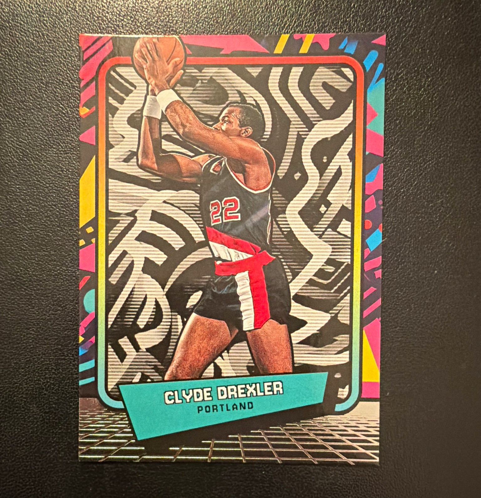 Panini Donruss 2025-26 Clyde Drexler Portland Trail Blazers #121 Plaid /75