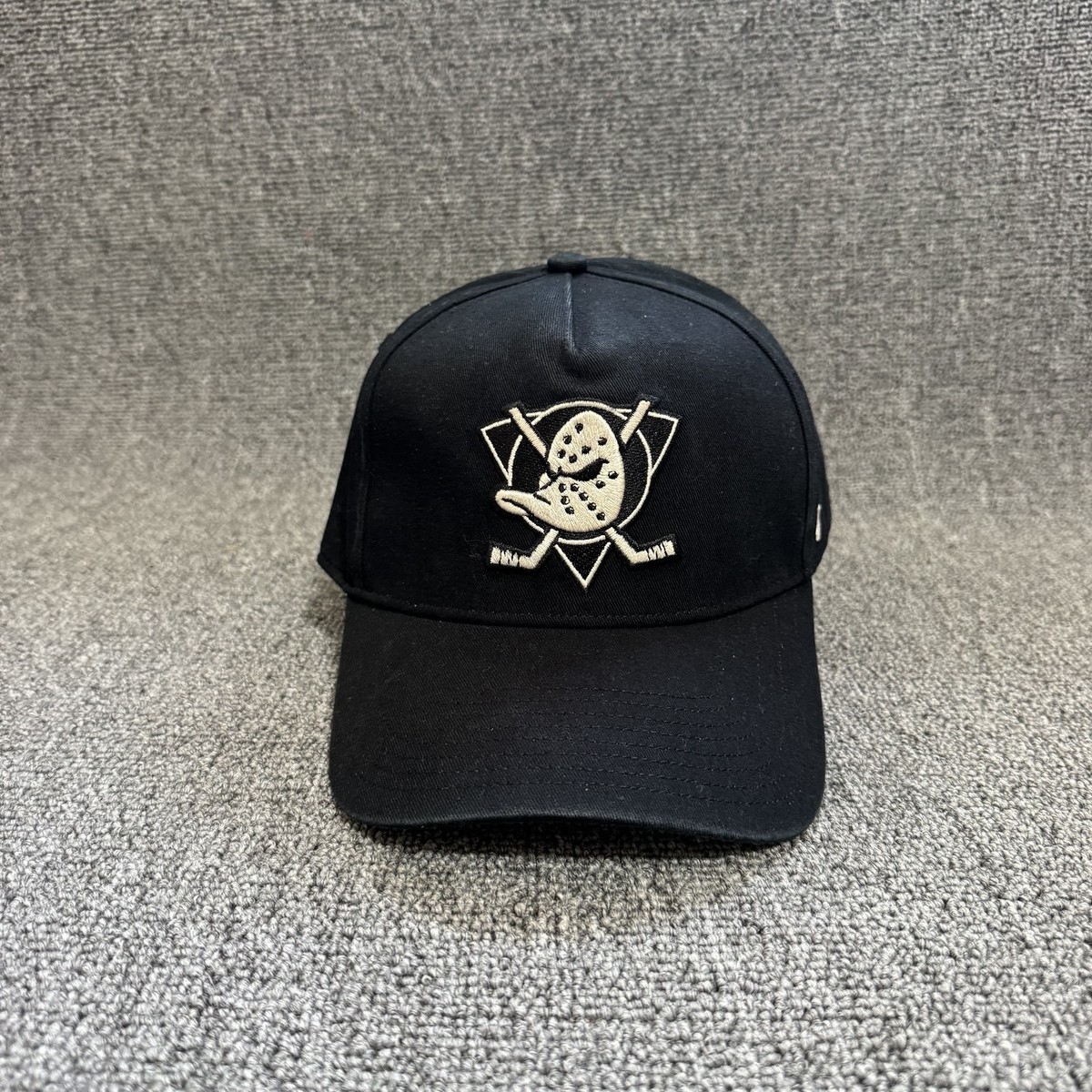 '47 Brand Anaheim Ducks Retro Snapback Hat Black OSFA NHL Cap