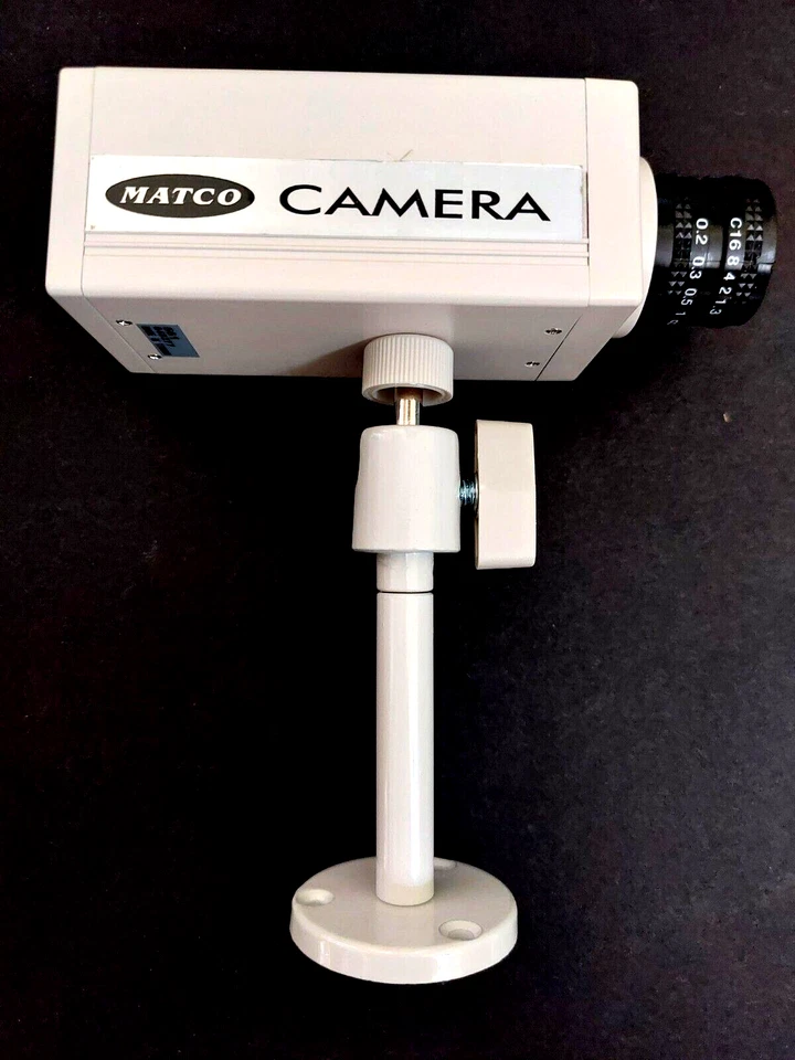 VINTAGE SECURITY CAMERA Fake Prop CCD Metal Indoor Outdoor Dummy CRIME DETERRENT - Image 2 of 4