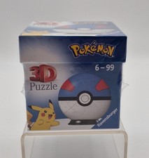 2021 Ravensburger 3D Puzzle - 55 Teile - Pokemon - Pokeball - Great Ball - NEU