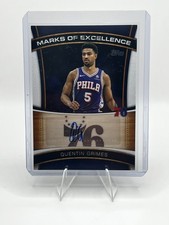 2025-26 Topps Basketball Marks Of Excellence Quentin Grimes Auto