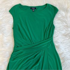 Chaps Gathered Sleeveless Dress