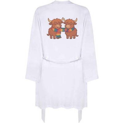 Kleiner Morgenmantel/Kleid ''Winter Highland Cows'' für Erwachsene (RO00122288)
