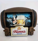 Vintage 1960's  HAMMS BEER ROTATING FLIP MOTION BARREL LIGHT BEER SIGN