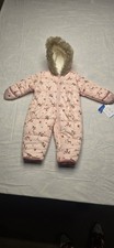 Carters Cochecito de Bebé Traje de Nieve 9 Meses Puños Plegables para Mano Pies Piel Sintética