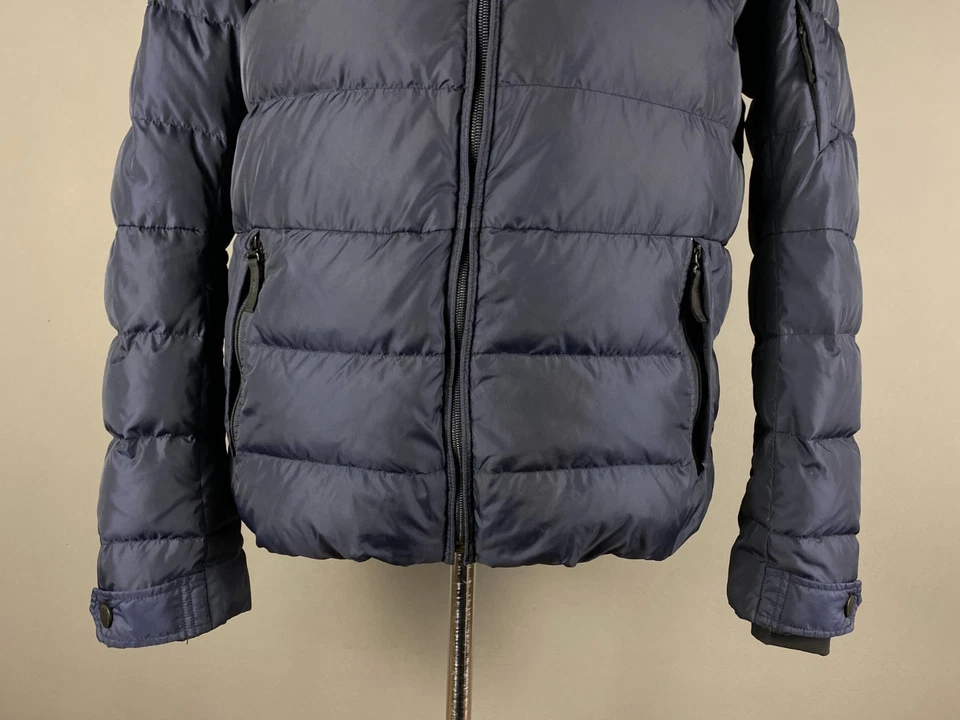 Bogner Fire+Ice Men's Puffer Down Jacket Hooded Navy Blue Winter Coat Size XL US - image 3 of 4