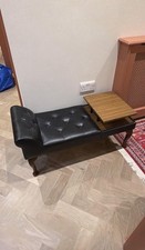 Entryway Bench / Chaise Longue with Side Table - Stylish & Practical
