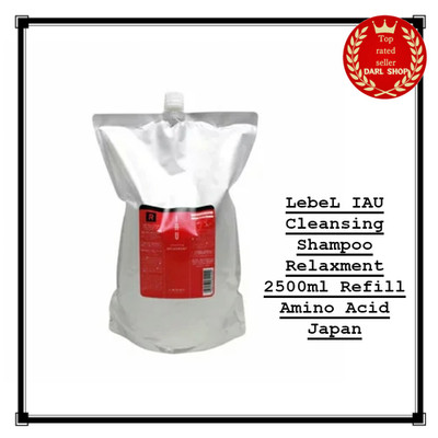 LebeL IAU Cleansing Shampoo Relaxment 2500ml Refill Aminosäure Japan