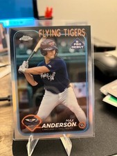 2024 Topps Pro Debut CHROME REFRACTOR #PDC-173 MAX ANDERSON RC Rookie Tigers