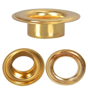 Grommets & Washers 1000 #2 3/8" Brass Eyelet Die Sign Grommet Machine Press Tool