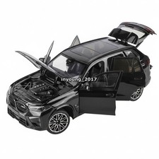 1/18 X5 M Competition LCI Model Car Alloy Diecast SUV Metal Vehicles Black