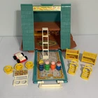 Fisher Price Little People A FRAME House, Accessories 990 Vtg 1974 Near Complete