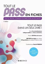 Tout le PASS en fiches - 2e éd., Laurence Sebellin,  Daniel Fredon,  Simon Beaum