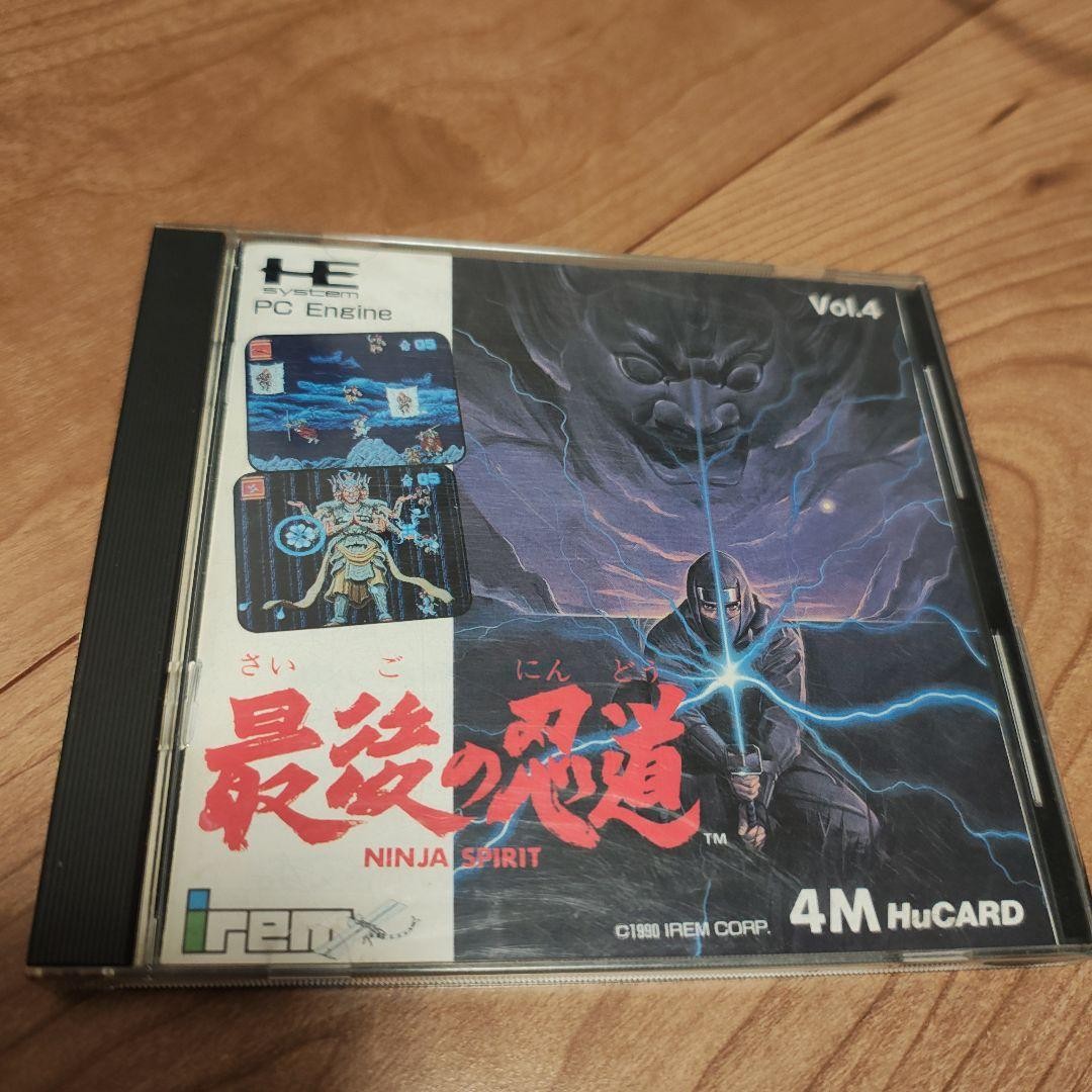 SAIGO NO NINDO Ninja Spirit NEC PC Engine 4M Hu Card Video Japan