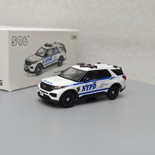 1:64 Scale Ford Explorer Police Car - New York City Livery, Diecast Model