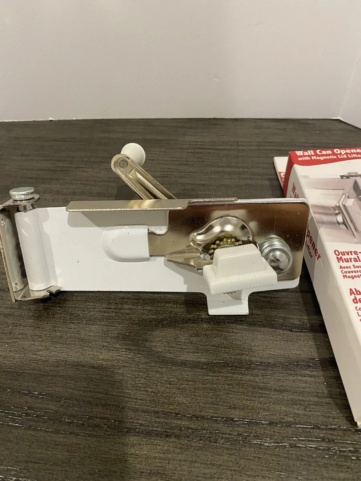 Swing-A-Way ® 609WH Manual Wall Mount Can Opener, Steel, White - Image 2 of 4