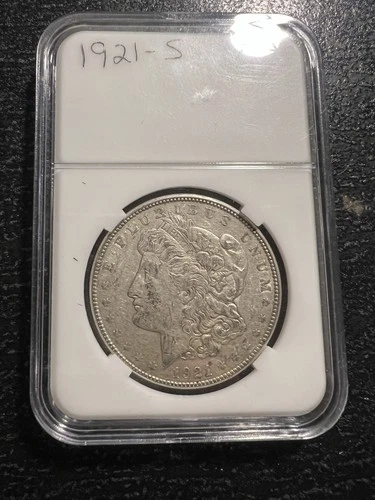 1921 S Morgan Silver Dollar Ungraded Choice BU Uncertified