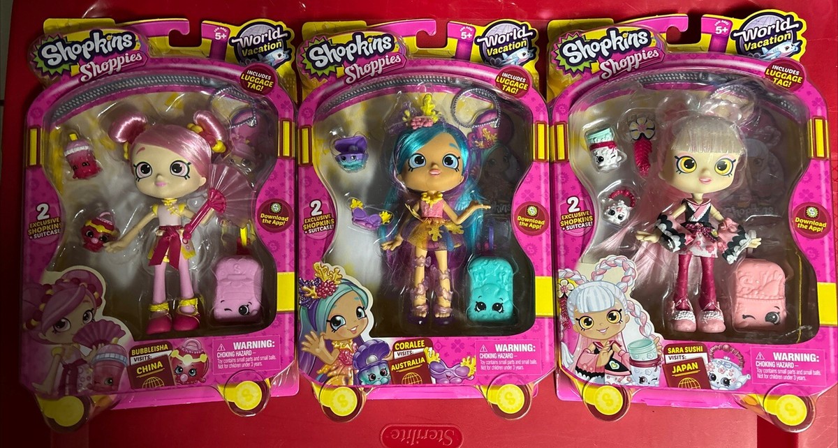 Shopkins Shoppies Sara Sushi Season 8 World Vacation Visits