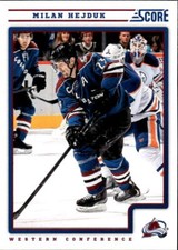 2012-13 Score Milan Hejduk #133 Colorado Avalanche