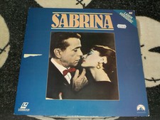 Sabrina Laserdisc LD Humphrey Bogart Audrey Hepburn William Holden Free Ship 50