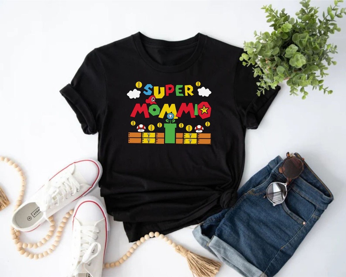 Super Mommio T Shirt Mothers Day Gift Best Mom Shirt Funny Cute Mama Women  Top