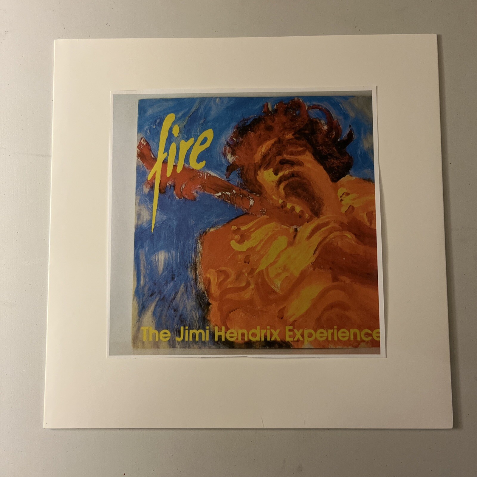 JIMI HENDRIX FIRE ~ ARE YOU EXPERIENCED 1982 UK 45 RPM 12