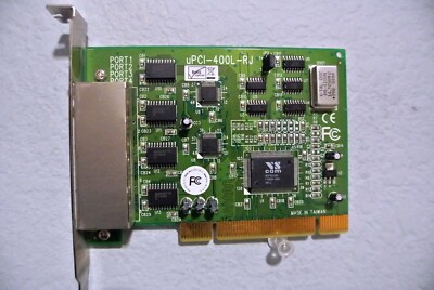 VScom 400LRJ45 UPCI 4x RS-232 RJ45 16C550A UART PCI CARD
