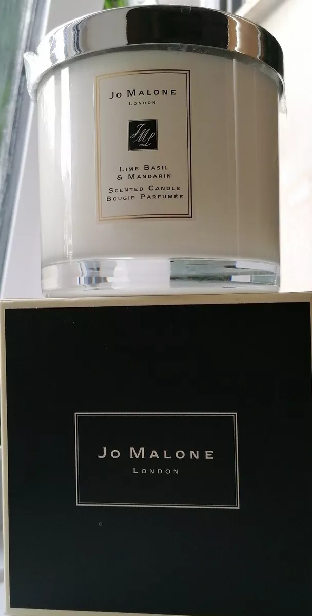 JO MALONE LIME BASIL AND MANDARIN DELUXE CANDLE 600G GIFT BOX