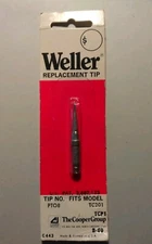 2X WELLER PTO8 SOLDERING IRON REPLACEMENT TIP FOR MODEL TCP/TC201 NOS