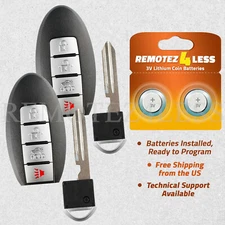 2 For 2014 2015 2016 Infiniti Q50 Replacement Remote Keyless Entry Car Fob 4b