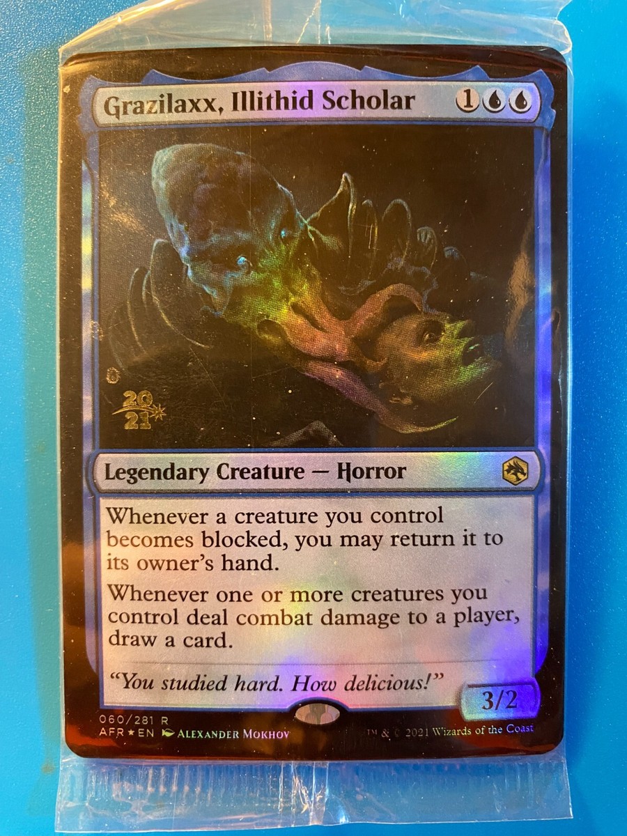 MTG 1x SEALED FOIL Grazilaxx, Illithid Scholar PRERELEASE PROMO