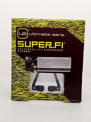 New! Ultimate Ears Super.fi 3 Studio Professional Earphones