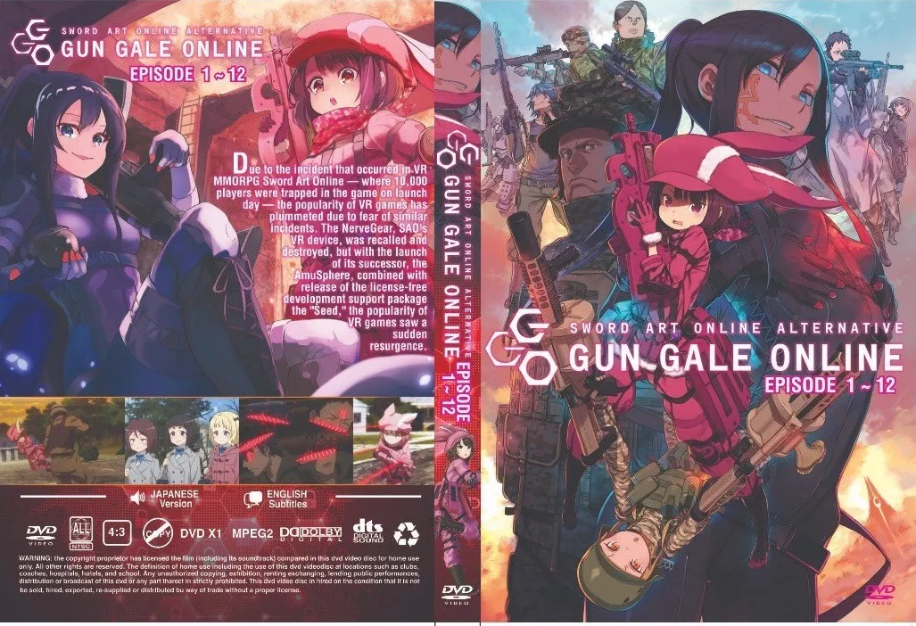 Anime DVD Sword Art Online Alternative: Gun Gale Online Vol. 1-12 End +  Special