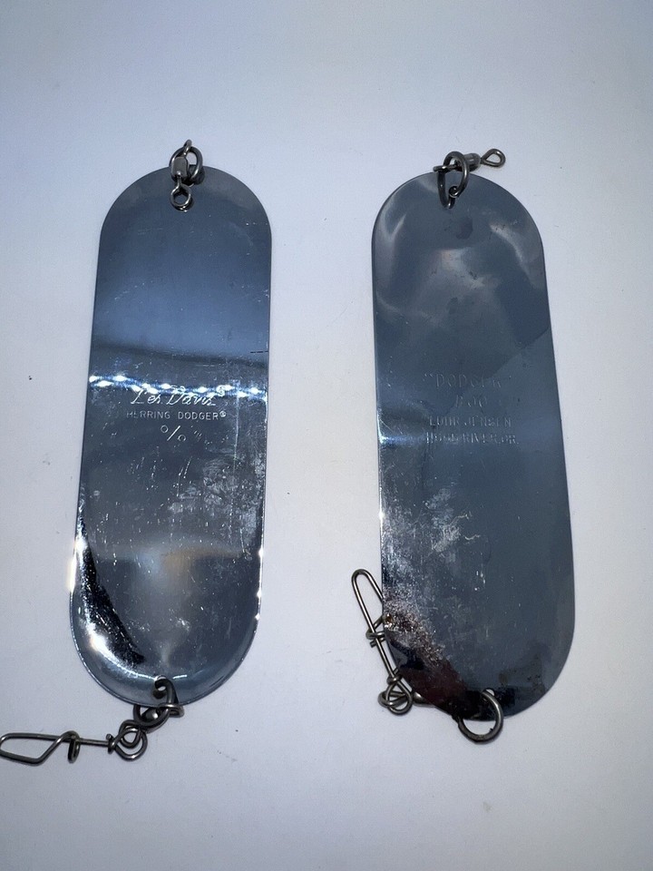 2 Leurres De Pêche Les Davis/Luhr Jensen Mooching Herring Dodgers Taille 000