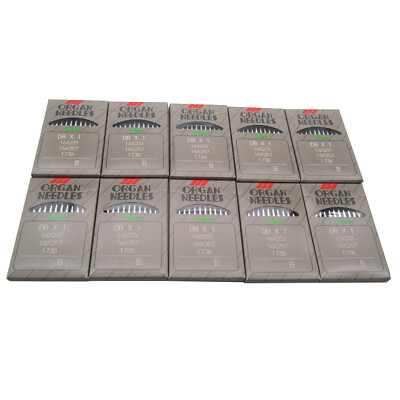 100PCS ORGAN #DBX1 / 16x231 Needles FOR JUKI DDL-8500, DDL-9000, CONSEW 210, 310