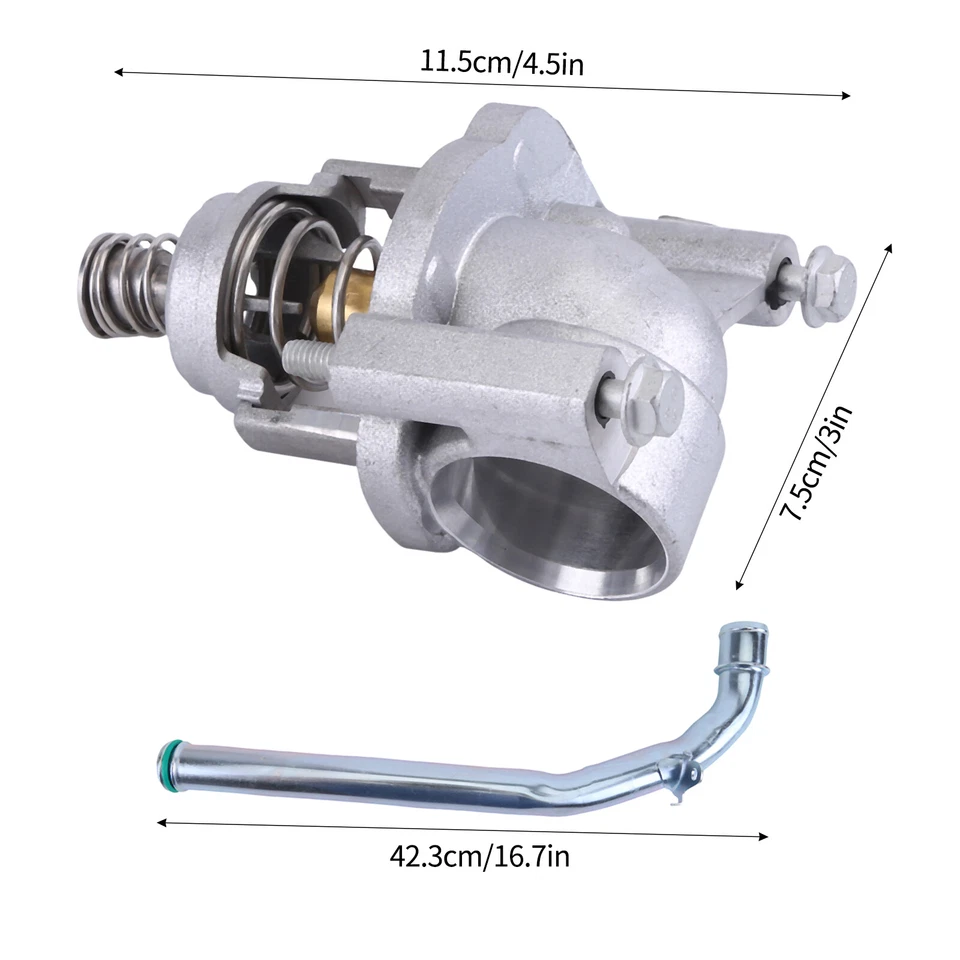 New Thermostat Housing Assembly for 2017-2023 Cadillac XT5 XT6 GMC Acadia 3.6L - Image 3 of 4