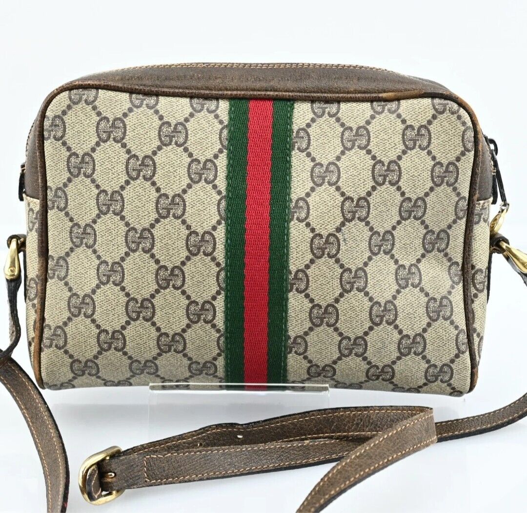 Vintage GUCCI Ophidia GG Supreme Crossbody Bag Accessories Collection ...