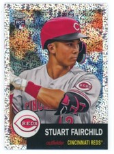 2022 Topps Chrome Platinum Speckle Refractor Stuart Fairchild /150 Reds